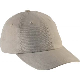 Casquette 6 panneaux profil bas KP154 - Beige