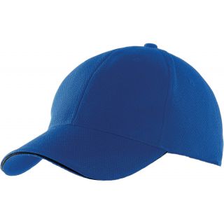 Casquette sport 4 panneaux KP132 - Royal Blue / Black