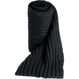 Écharpe tricot KP404 - Black