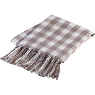 Étole avec franges KP415 - Natural / Beige