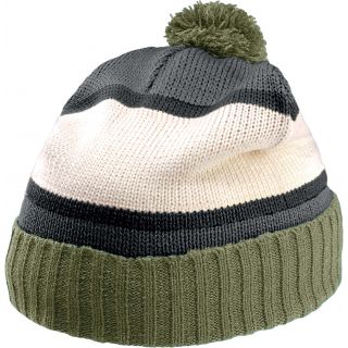 Bonnet long KP507 - Military Green / Slate Grey / Natural / Black-One Size