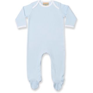 Pyjama bébé LW053 - Pale Blue / White