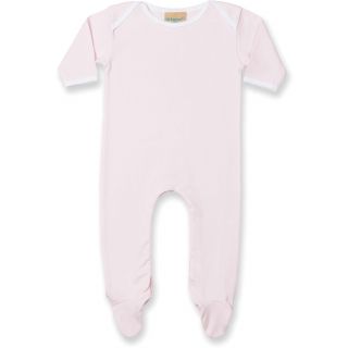 Pyjama bébé LW053 - Pale Pink / White