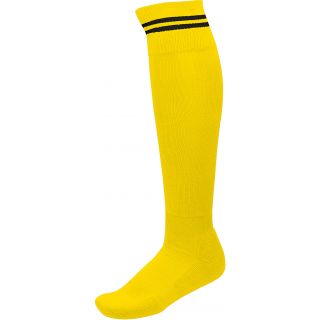 Chaussettes de sport rayées PA015 - Sporty Yellow / Black