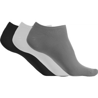 Socquettes microfibre PA033 - Storm Grey / White / Black