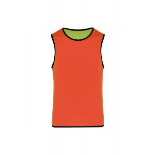Chasuble de rugby réversible PA044 - Lime / Spicy Orange