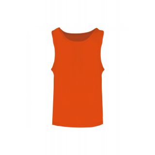 Chasuble en filet léger multisports enfant PA047 - Spicy Orange
