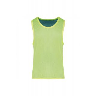Chasuble réversible multisports enfant PA048 - Fluorescent Yellow / Sporty Royal Blue