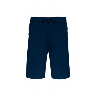 Bermuda molleton multisports adulte Sporty Navy