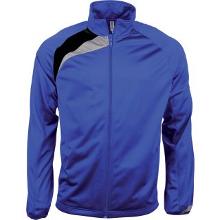 Veste de survêtement enfant PA307 - Sporty Royal Blue / Black / Storm Grey