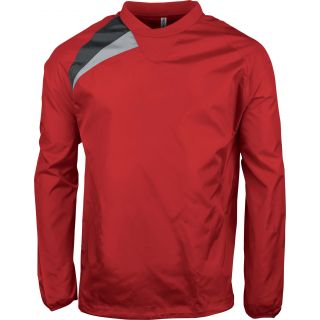 Sweatshirt de pluie unisexe PA330 - Sporty Red / Black / Storm Grey