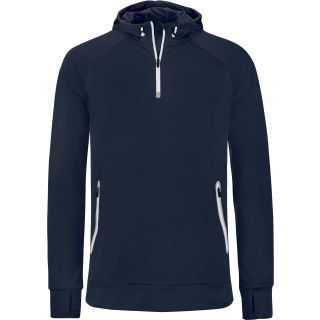 Sweat-shirt capuche 1/4 zip sport PA360 - Navy