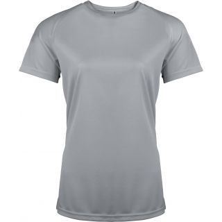 T-shirt femme manches courtes sport PA439 - Fine Grey