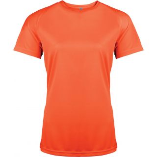T-shirt femme manches courtes sport PA439 - Fluorescent Orange