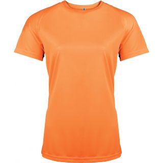 T-shirt femme manches courtes sport PA439 - Orange