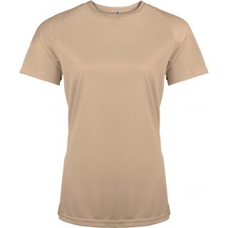 T-shirt femme manches courtes sport PA439 - Sand