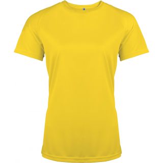 T-shirt femme manches courtes sport PA439 - True Yellow