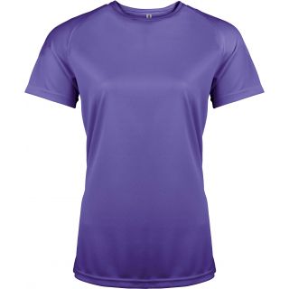 T-shirt femme manches courtes sport PA439 - Violet