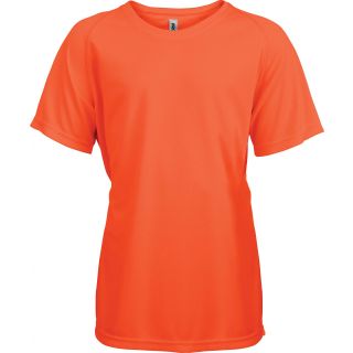 T-shirt enfant manches courtes sport PA445 - Fluorescent Orange