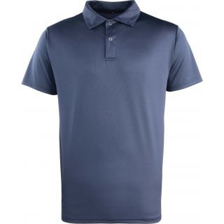Polo respirant bouton pression Coolchecker PR612 - Navy