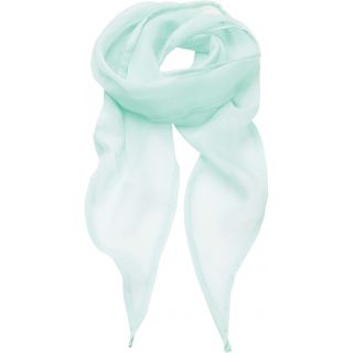Foulard mousseline PR740 - Aqua Blue