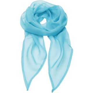 Foulard mousseline PR740 - Turquoise