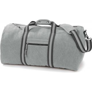 Sac de voyage vintage en toile QD613 - Vintage Light Grey - 58 x 30 x 30 cm