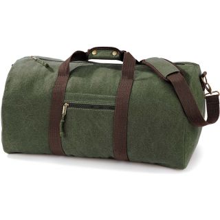 Sac de voyage vintage en toile QD613 - Vintage Military Green - 58 x 30 x 30 cm