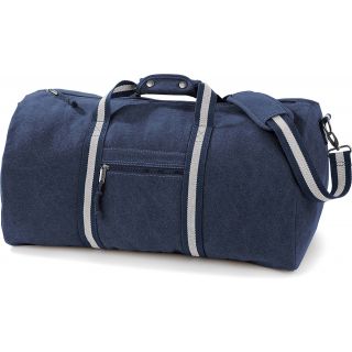 Sac de voyage vintage en toile QD613 - Vintage Oxford Navy - 58 x 30 x 30 cm