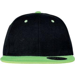 Casquette Bronx bicolore RC082X - Black / Lime