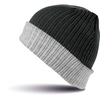 Bonnet "Chunky" - Black / Grey