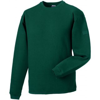 Sweat-shirt homme col ras du cou RU013M - Bottle Green