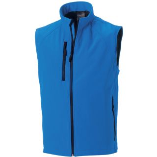 Bodywarmer softshell homme RU141M - Azur Blue