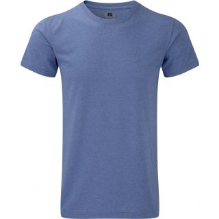 T-shirt polycoton col rond RU165M - Blue Marl