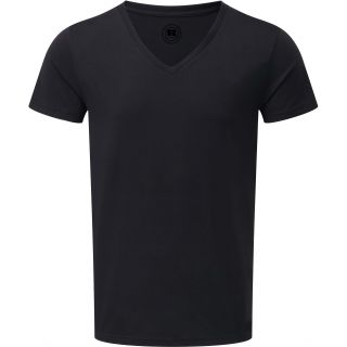 T-shirt homme col V RU166M - Black