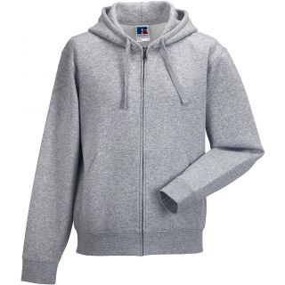 Sweat-shirt zippé capuche authentic RU266M - Light Oxford