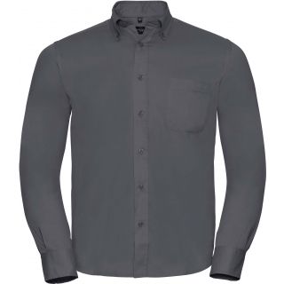 Chemise manches longues homme twill RU916M - Zinc