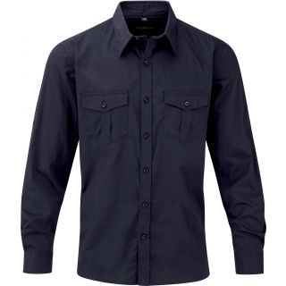 Chemise manches longues homme twill roll RU918M - French Navy
