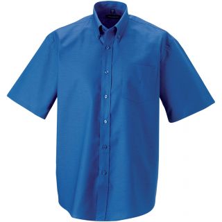Chemise manches courtes Oxford RU933M - Aztec Blue