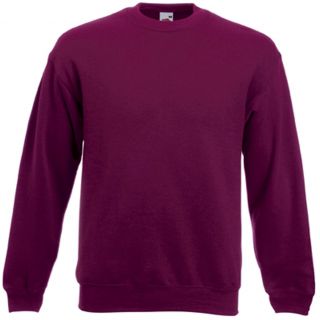 Sweat-shirt col rond manches droites SC163 - Burgundy