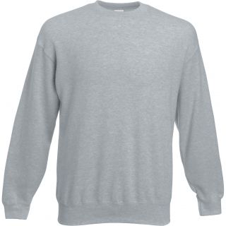 Sweat-shirt col rond manches droites SC163 - Heather Grey