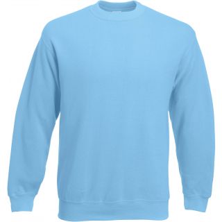 Sweat-shirt col rond manches droites SC163 - Sky Blue