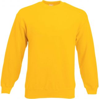 Sweat-shirt col rond manches droites SC163 - Sunflower yellow