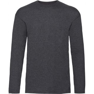 T-shirt homme manches longues Valueweight SC201 - Dark Heather Grey