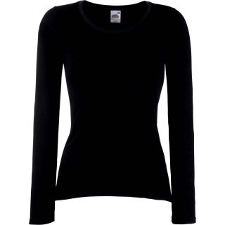 T-shirt femme manches longues Valueweight SC61404 - Black