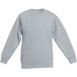 Sweat-shirt enfant col rond classic SC62041 - Heather Grey