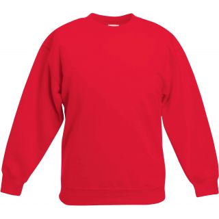 Sweat-shirt enfant col rond classic SC62041 - Red