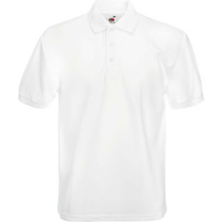 Polo heavy piqué 65/35 SC63204 - White