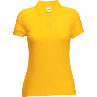 Polo femme piqué 65/35 SC63212 - Sunflower yellow