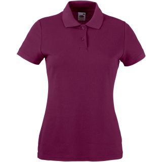 Polo femme piqué 65/35 SC63212 - Wine
